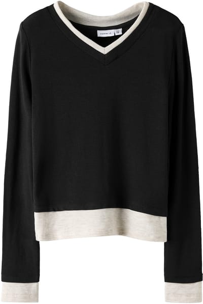 NAME IT - NKFNORA LS SLIM TOP XNOOS - Meisjes - Blouses