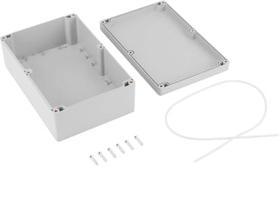 Dailygoody - Waterdichte Aansluitdoos - Elektronisch Project - Grijs - ABS Plastic Behuizing - Vochtbestendig - Geschikt voor Binnen en Buiten