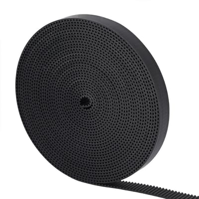 10 mm brede 2GT rubberen synchrone distributieriem voor 3D-printers(10m) 5m black