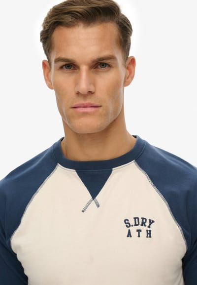 Superdry - Vintage Athletic Baseball Top - Heren - Tops