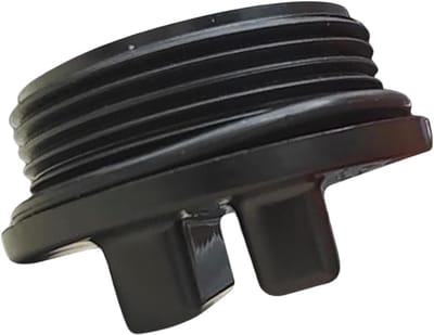 Retourplug Zwembad - Spa Afsluiter - Winterklaar Maken - Goede Afdichting - 5.5 cm - Zwart