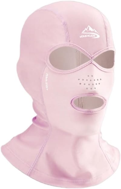 Multifunctionele Balaclava met UV-bescherming voor zwemmen, fietsen en buitensporten - Roze