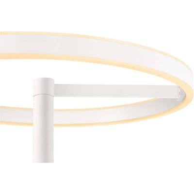 SLV LED vloerlamp One Straight, wit, 2700/3000 K