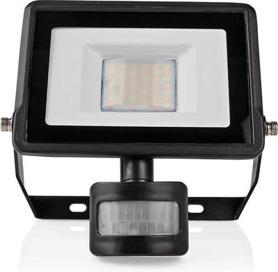 Nedis Smartlife Buitenlamp - Bewegingssensor - 1500 lm - Wi-Fi - 20 W - Dimbaar Wit - 3000 - 6500 K - Aluminium - Android / IOS