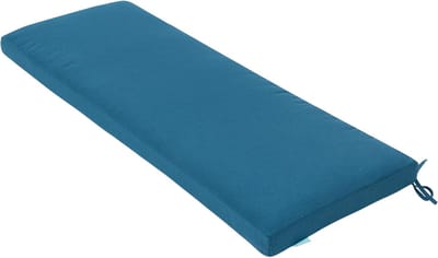 Bankkussen dik - Schommelkussen - Binnen en buiten - UV en weerbestendig - 125 cm lang - Pauwblauw