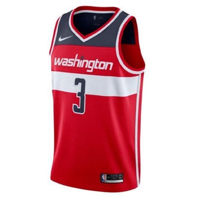 Maillot Swingman Nike Washington Wizards No. 3 Bradley Beal Hauts Homme Rouge 864515-658 S red