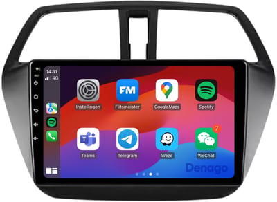 CarPlay autoradio geschikt voor Suzuki SX4 (2013 t/m 2021) | 9 inch | Android 13 | Draadloos Apple CarPlay & Android Auto | 2GB + 32GB | QuadCore processor | Denago DNG-A159 | 2025 model | 2013 2014 2015 2016 2017 2018 2019 2020 2021 | Bluetooth & Wi