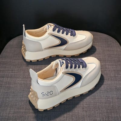Trendy Koreaanse Versie van De Nieuwe Daddy Schoenen Dames Lente Studenten Alles-match Sportschoenen Streetstyle Verhogende Schoenen 40