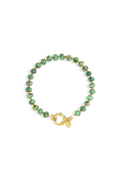 Groene kralen armband voor dames