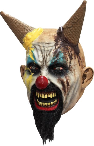 Ghoulish Volledig Hoofdmasker Hells Cream Halloween Masker voor bij Halloween Kostuum Volwassenen - Latex - One-size