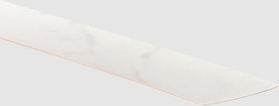 Trapverbouwing.nl - Traprenovatie kantenband - Laminaat – Witte Marmer - 0,6x40cm