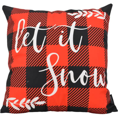 Gek op kussens! Sierkussen snow tartan | 45 x 45 cm | katoen/polyester