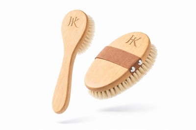 Droogborstel Set Lichaam & Gezicht – 100% Natuurlijke Haren – Stimuleert Lymfedrainage – Tegen Cellulite – Detox & Gladde Huid - moederdag