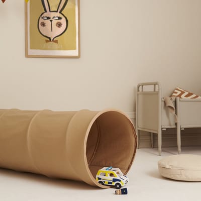 kids concept speeltunnel - beige - 150 cm