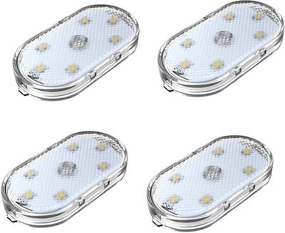 LED verlichting - Led verlichting auto - 4-pack - Auto LED-interieurverlichting - 7 kleuren auto sfeerverlichting - USB oplaadbare auto leeslampjes - Draagbaar