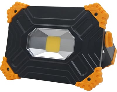 LED Bouwlamp op Accu - Brinton - Werklamp Oplaadbaar USB-C - 20 Watt 2000lm - Helder/Koud Wit 6500K - Waterdicht IP54 - Kantelbaar