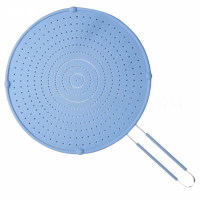 Siliconen spatdeksel – Siliconen pannendeksel – Spatscherm voor koekenpan – Spatnet tegen oliespatten – Hittebestendig spatscherm voor friteuse – Siliconen spatbescherming – Geschikt voor dagelijks gebruik, vaatwasserbestendig – 50 cm x 32 cm