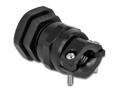 Kabelwartel PG13.5 met trekontlasting en buigbescherming zwart