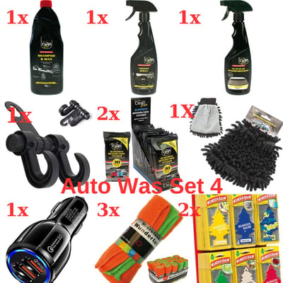 Elina Clean Car-Auto Schoonmaak Producten-Autoaccessories-Auto geurverfrisser-Auto luchtverfrisser-Auto Was Set-Auto Schampoo Auto Sneloplader