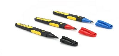 Permanente markeerstift Stanley (3 Onderdelen)