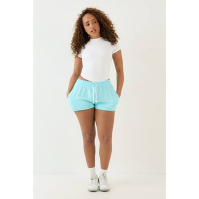 Dames Dsgn Studio Training Club Lichtgewicht Sweat Short | Aqua | Maat: Medium