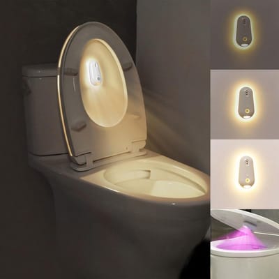 Oplaadbare Led Toiletverlichting met Bewegingsmelder en UV-Sterilisatie