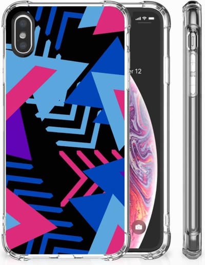 Apple iPhone X | Xs Shockproof Case Funky Triangle