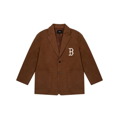 MLB Herfst/Winter 2022 New York Yankees Logo Geborduurd Casual Los Pak Unisex pak Donker-Beige 3AJKB5224-43BRD S black