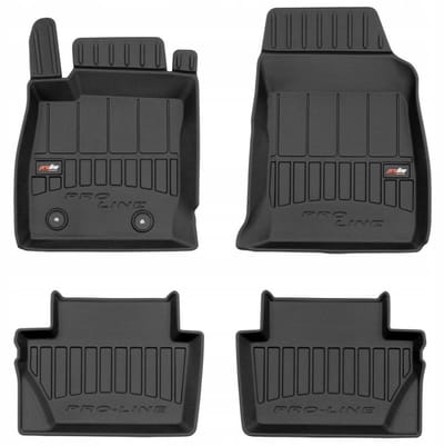 Frogum - 3D Pro-Line - Automatten Set - Geschikt voor FORD ECOSPORT II 2017-2022 - 4-delig - Hoge Rand 6cm
