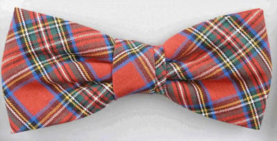 Strik schotse ruit rood