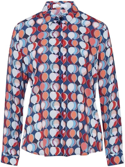 Blouse Van Peter Hahn blauw