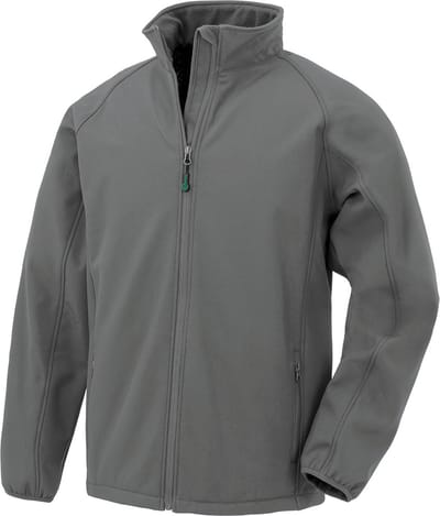 Result Men´s Recycled 2-Layer Printable Softshell Jacket RT901 - Workguard Grey - XXL