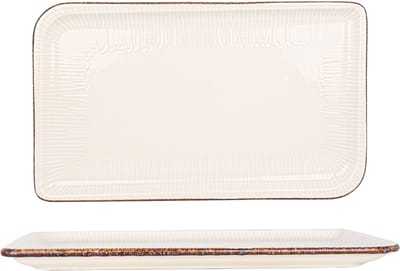 By Bone Serveerschaal - Grace - Porselein - 30x17.5 cm - set van 2