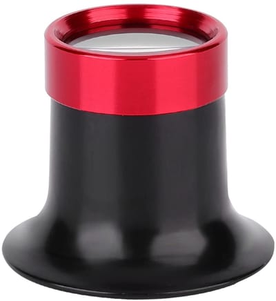 Dailygoods- Oogvergrootglas Professionele Loep - Aluminiumlegering - Compact en Draagbaar - Voor Sieraden/Munten/Postzegels - Duurzaam en Milieuvriendelijk - Geschikt voor Industrie en Onderwijs