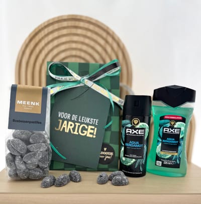 Verjaardag •Cadeaupakket Heren• Axe Bergamot - Leuk om cadeau te geven - Perfect Gifts