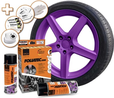 Foliatec Spray Film (Spuitfolie) Set - paars glanzend 2x400ml