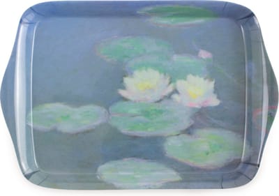 Mini dienblad , 21 x 14 cm, Monet, Waterlelies in avondlicht