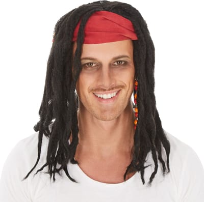 dressforfun - pruik wild rasta’s - verkleedkleding kostuum halloween verkleden feestkleding carnavalskleding carnaval feestkledij partykleding - 300740