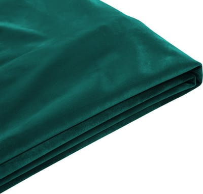 FITOU - Bekleding bed - Smaragdgroen - 180 x 200 cm - Fluweel