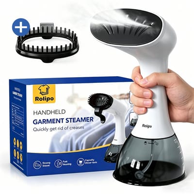 Rolipo Handstomer 1640W – Kledingstomer 400ml – Snel Opwarmen – Geschikt voor Alle Stoffen – Wit