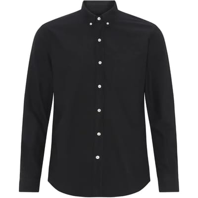 Overhemd Colorful Standard Organic deep black