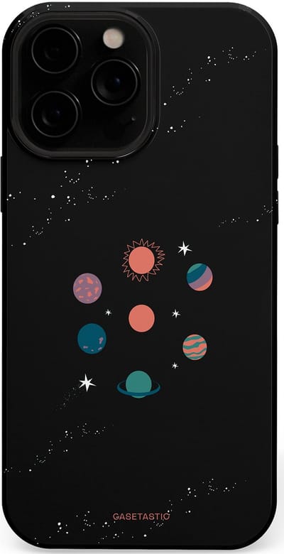 Casetastic Hoesje Geschikt voor Apple iPhone 13 Pro Magsafe - Stijlvolle Beschermende Duo-layer Case - Universum familie