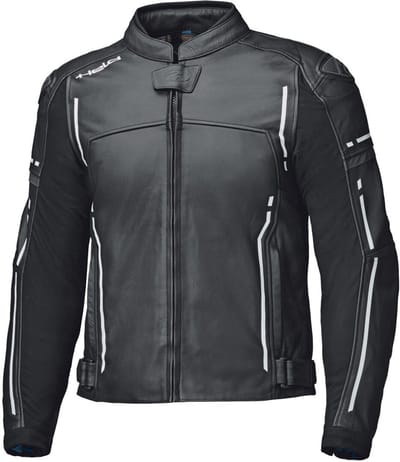 Held Torver Top Zwart Wit Leren Motorjas - Jas