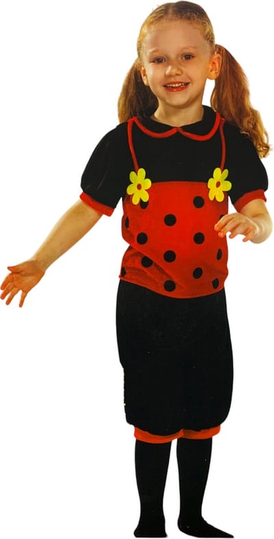 Lieveheersbeestje Outfit Kinderen - Maat 86 – Carnavalskleding