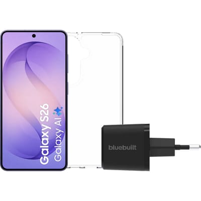 Samsung Galaxy S26 512GB Donkerblauw 5G + Basis Accessoirepakket