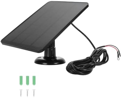 Zonnepaneel voor Video-Deurbel - 10W Oplader voor Batterij Deurbellen