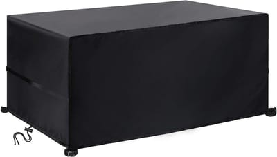 Waterdichte beschermhoes voor tuinmeubelen - tuintafel hoes - regenbescherming - anti-UV - 420D Oxford-weefsel - 150 x 90 x 75 cm Tuinset bescherming