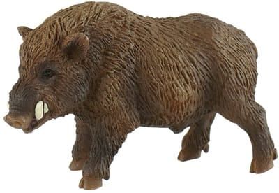 Bullyland 64446 – Speelfiguur Wild Zwijn – ca. 8cm – levensecht en detailrijk vormgegeven – ideaal als educatief speelfiguur, decoratie of klein cadeautje voor kinderen vanaf 3 jaar