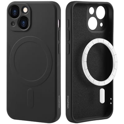 imoshion Hoesje - Geschikt voor Apple iPhone 13 Mini - Color Backcover geschikt voor MagSafe - Zwart