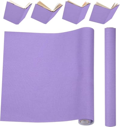 Allecto Plus - Boekbinddoek 130 x 28 cm voor reparatie bindweefsel - Oppervlaktepapier - Boekbindmaterialen - Lichtpaars - Duurzaamheid - Creatief_BINDING